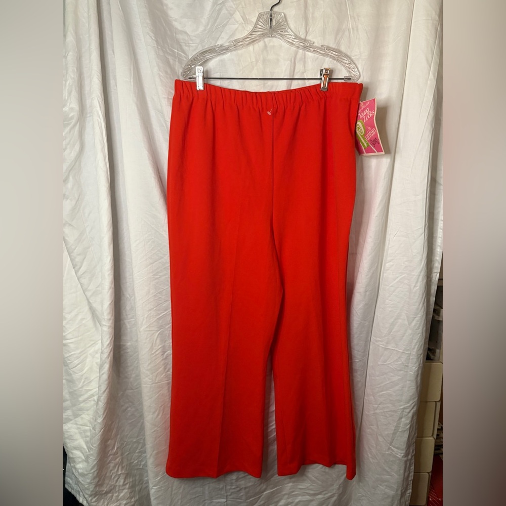Puritan forever young Orange Wide Leg Pants High-Waisted Flowing Design